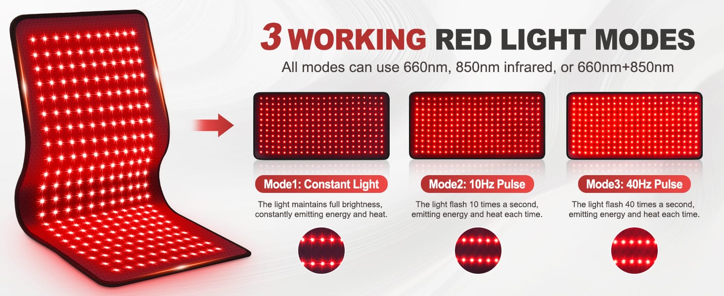 Red light pad